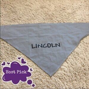 Lincoln pet bandana
